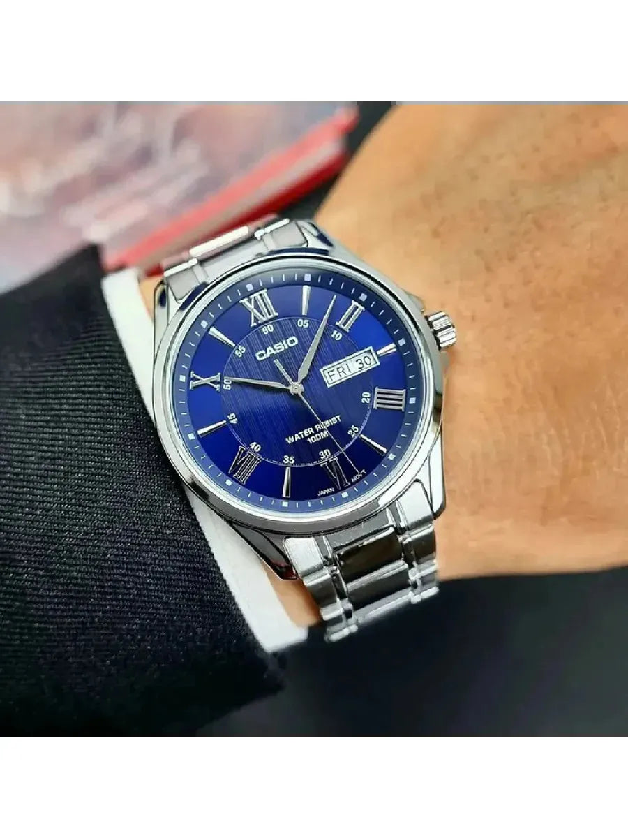 RELOJ CASIO MTP-1384D-2A ACERO