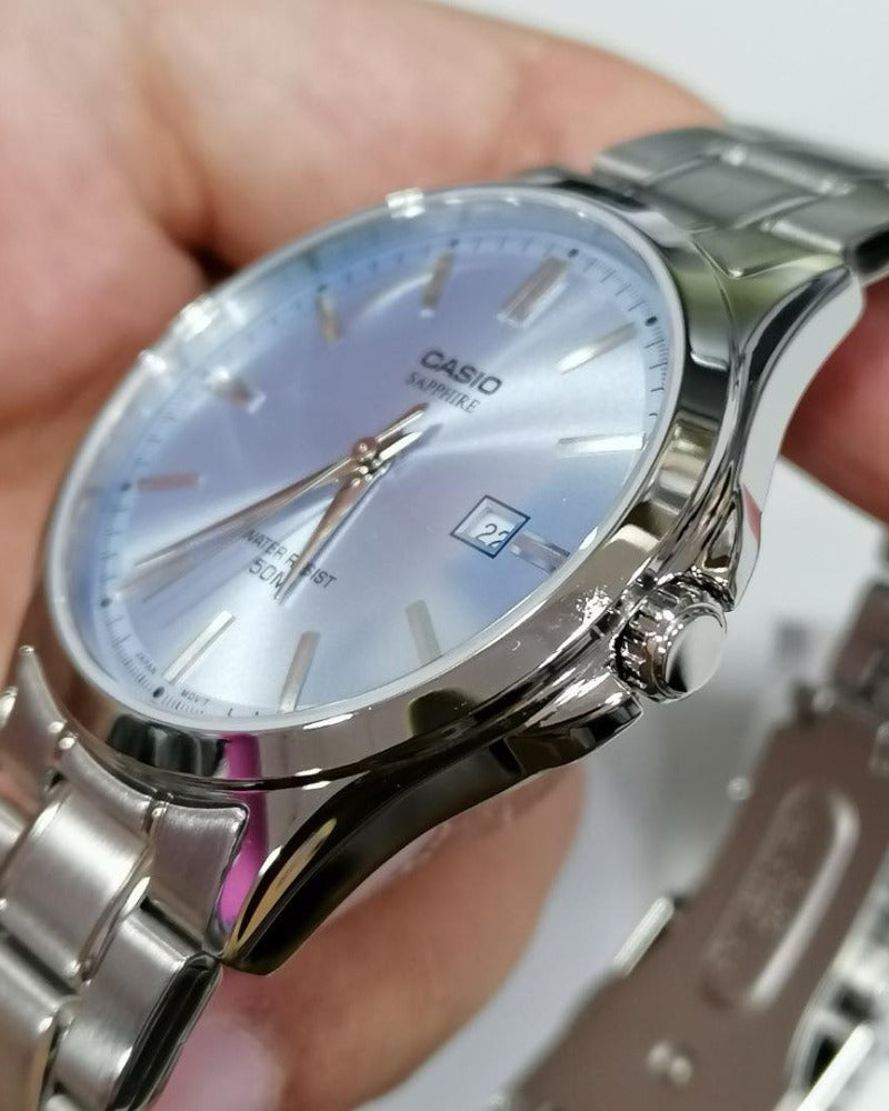 RELOJ CASIO MTS-115D-2A2 ACERO TIFFANY