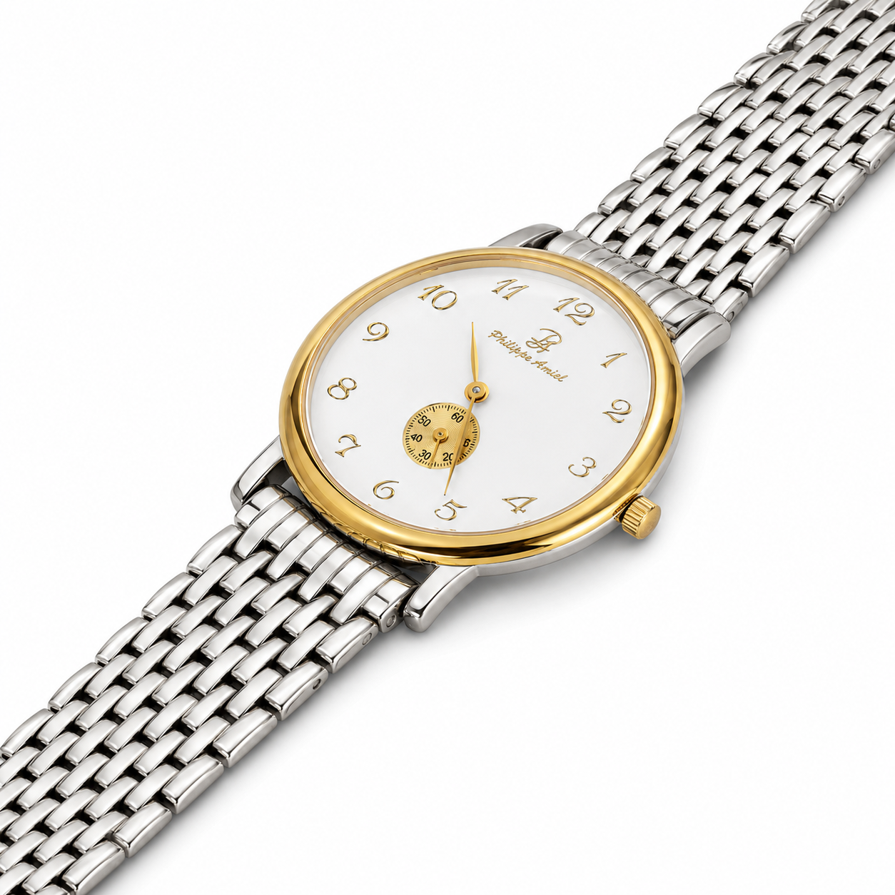 Philippe Amiel M145 AZ Reloj para Hombre Acero Bicolor con Cristal de Zafiro