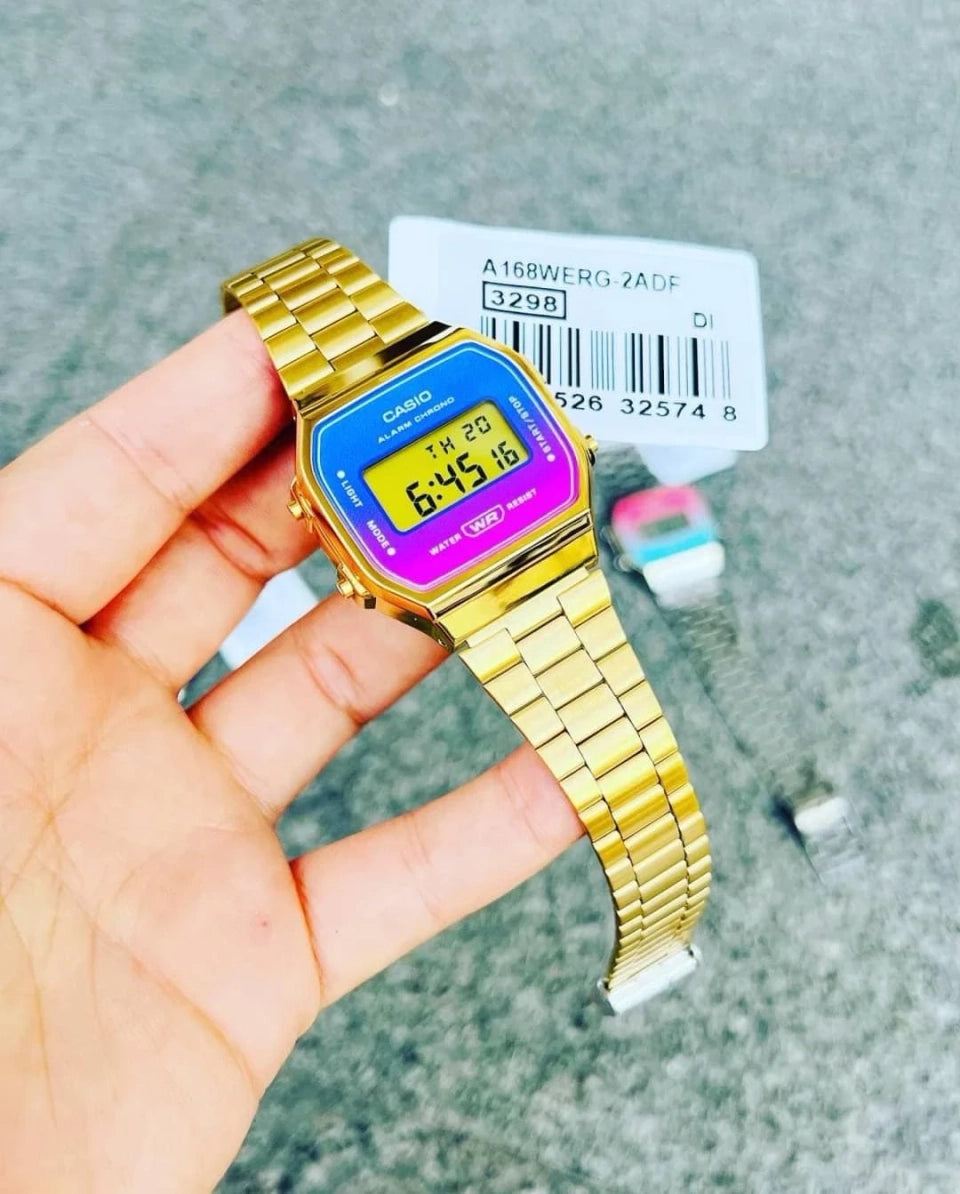 RELOJ CASIO DIGITAL A168WERG-2ADF
