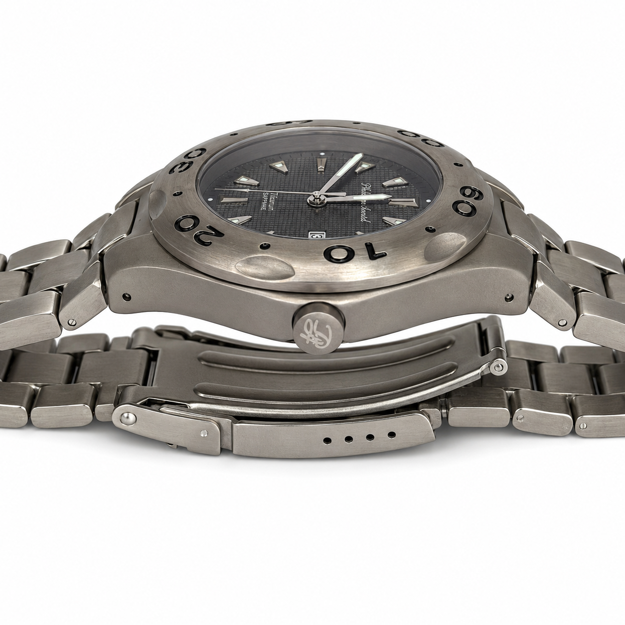 Philippe Amiel M6318 Reloj para Hombre Cronógrafo Acero Inoxidable Esfera Azul