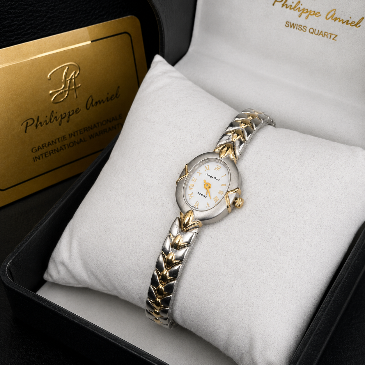 Philippe Amiel F362 AZ Reloj para Mujer Bicolor Acero Inoxidable