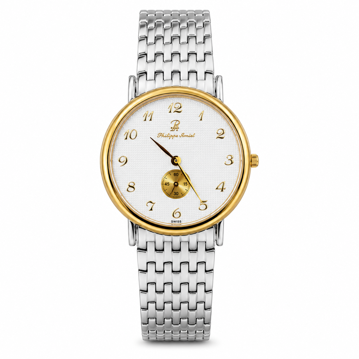 Philippe Amiel M145 AZ Reloj para Hombre Acero Bicolor con Cristal de Zafiro
