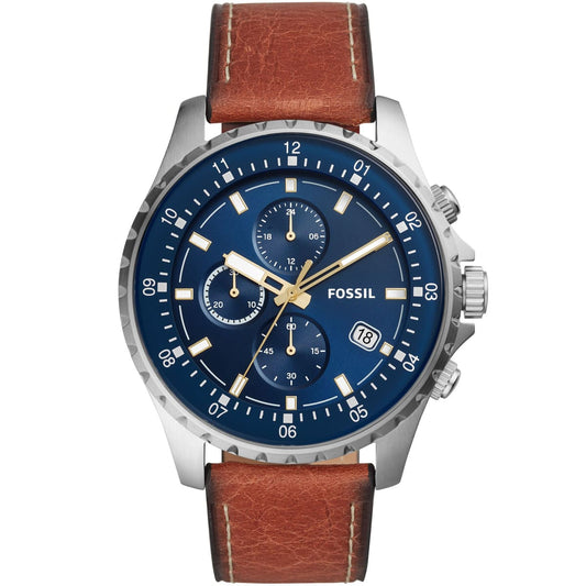 RELOJ FOSSIL FS5675 CUERO FONDO AZUL