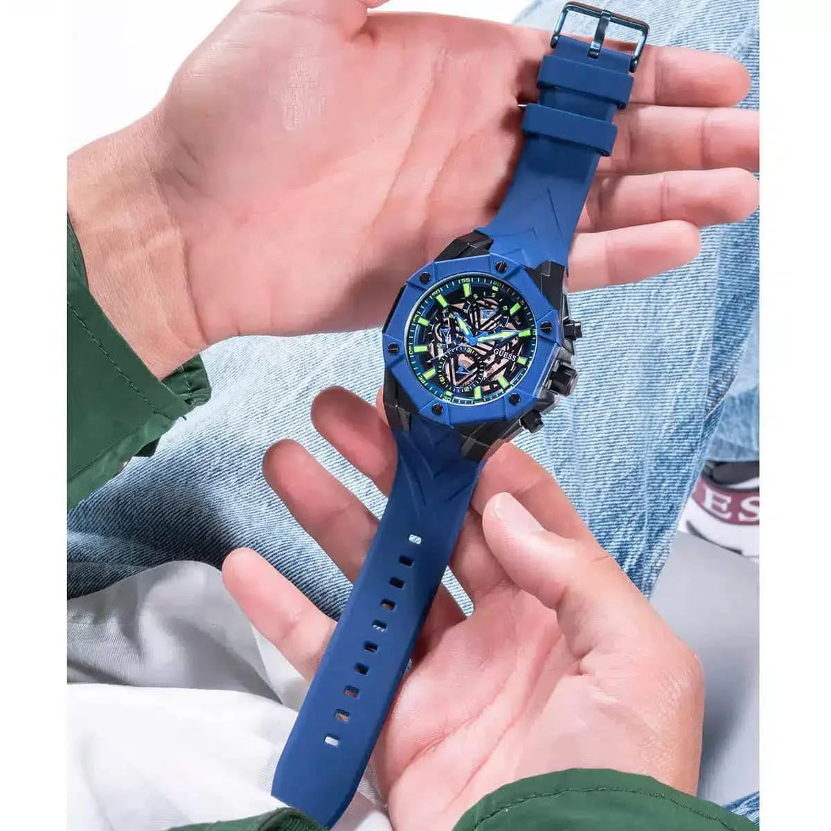 RELOJ GUESS FORMULA GW0579G3 SILICONA