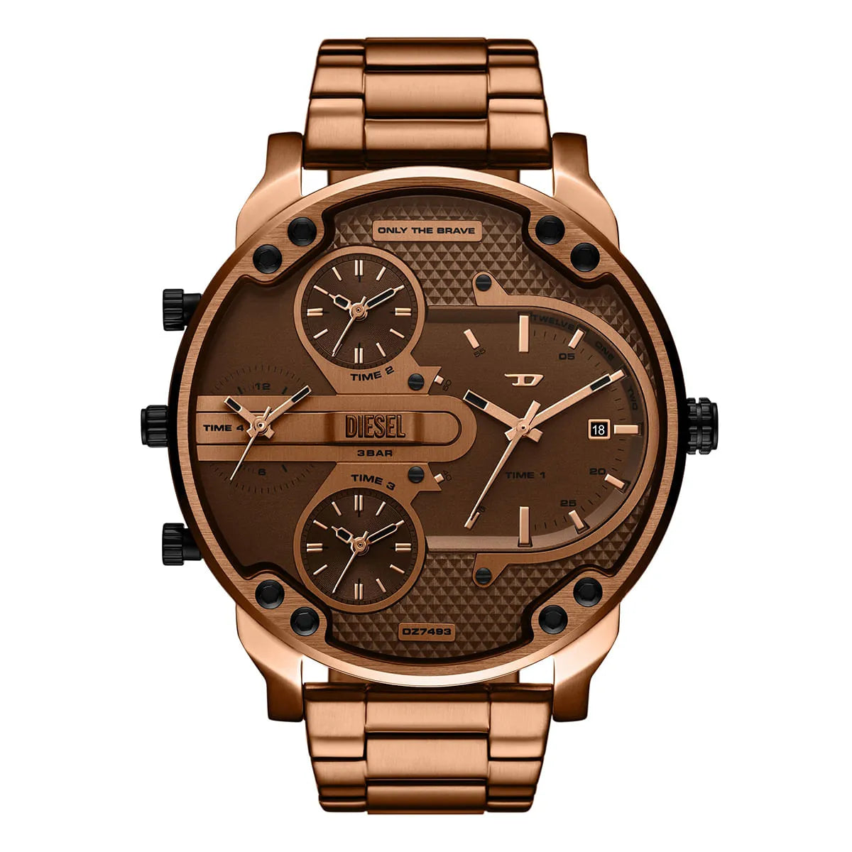 RELOJ DIESEL MR.DADDY SLIM DZ7493 ACERO