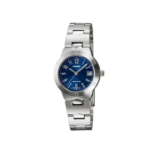 RELOJ CASIO DAMA LTP-1241D-2A2 ACERO CALENDARIO