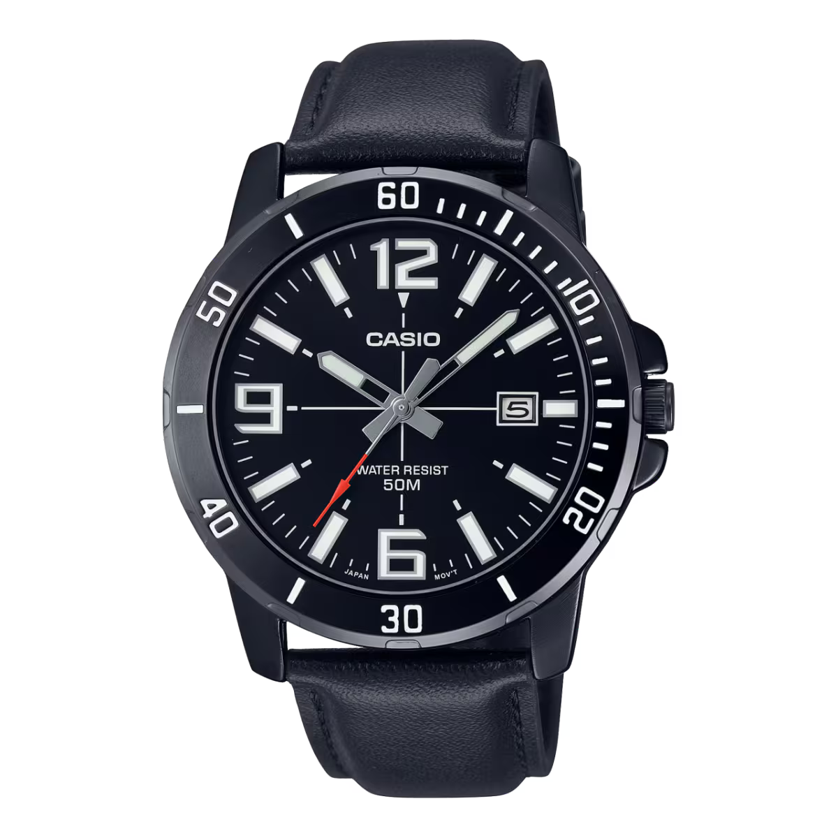 RELOJ CASIO MTP-VD01BL-1B CUERO