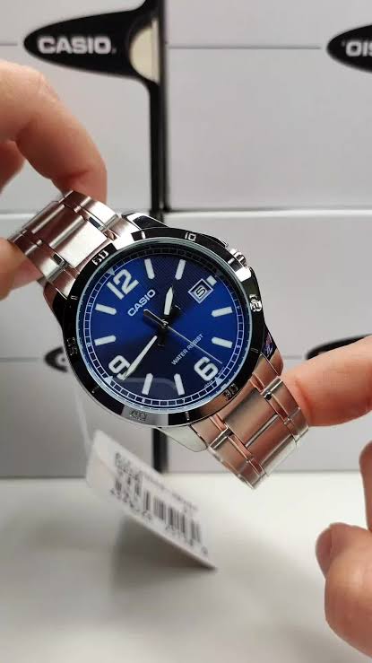 PAREJA DE RELOJES CASIO V004D-2B ACERO