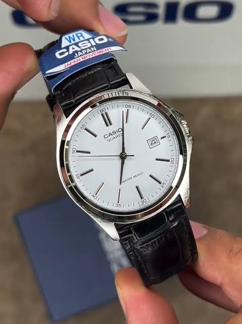 PAREJA DE RELOJES CASIO 1183E-7A CUERO