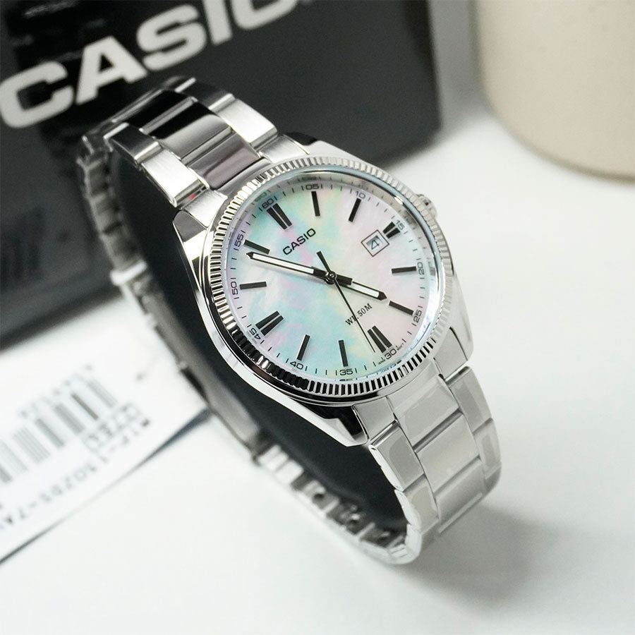 RELOJ CASIO MTP-1302DS-7A ACERO
