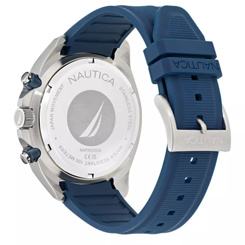 RELOJ NAUTICA CABALLERO SILICONA NAPBSS504 DOBLE PULSO