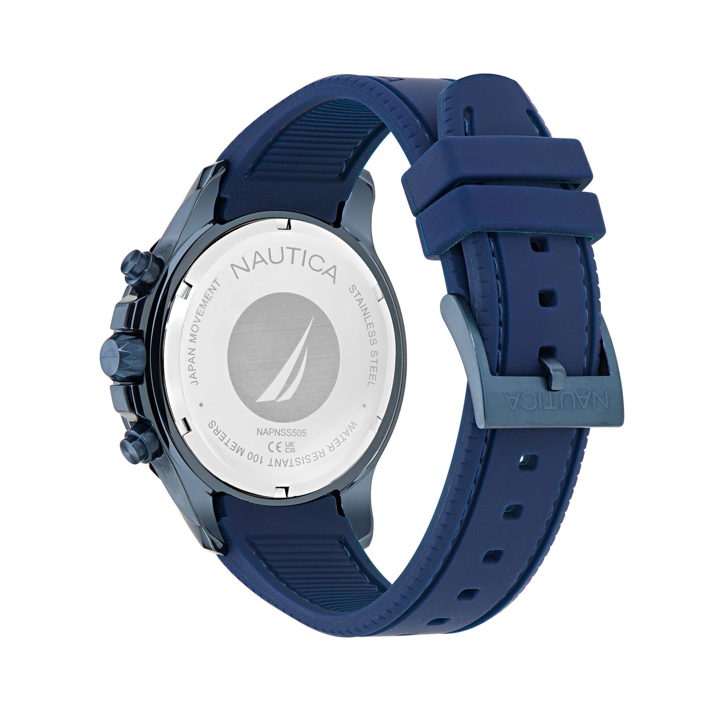 RELOJ NAUTICA CABALLERO SILICONA NAPNSS505 DOBLE PULSO