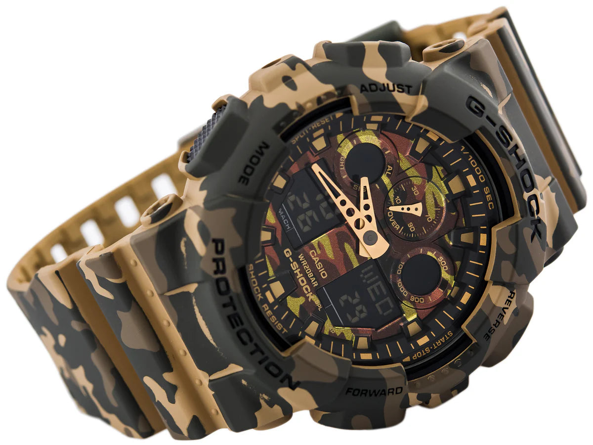 RELOJ CASIO G-SHOCK GA-100CM-5A CAMUFLADO