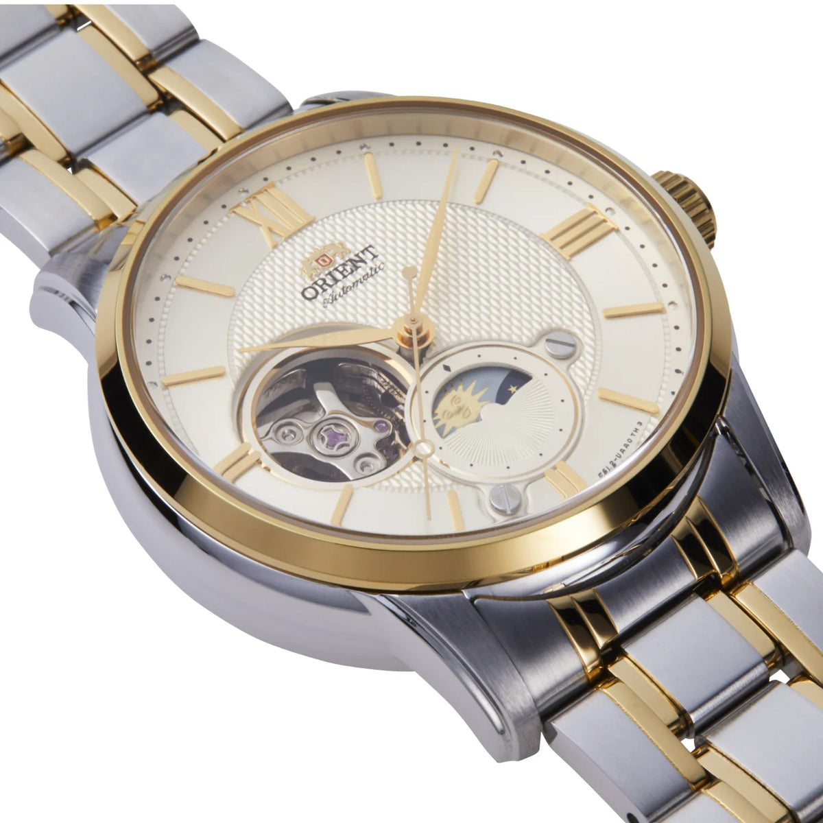 RELOJ ORIENT CLASICO RA-AS0007S SOL Y LUNA ACERO