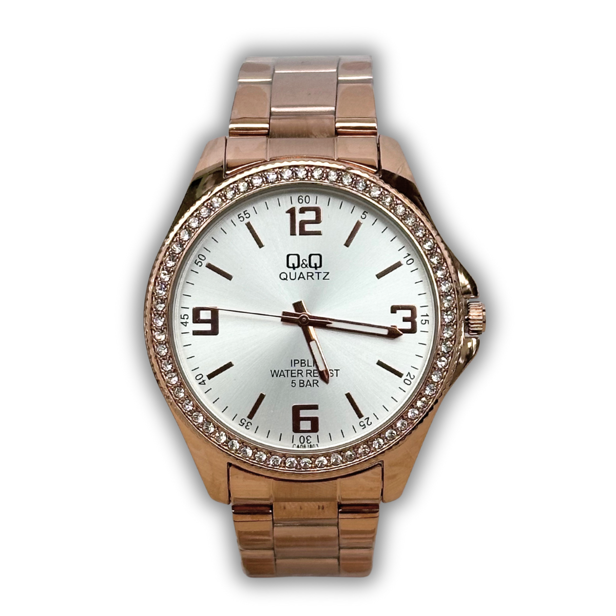 RELOJ Q&Q PREMIUM PIEDRAS DAMA