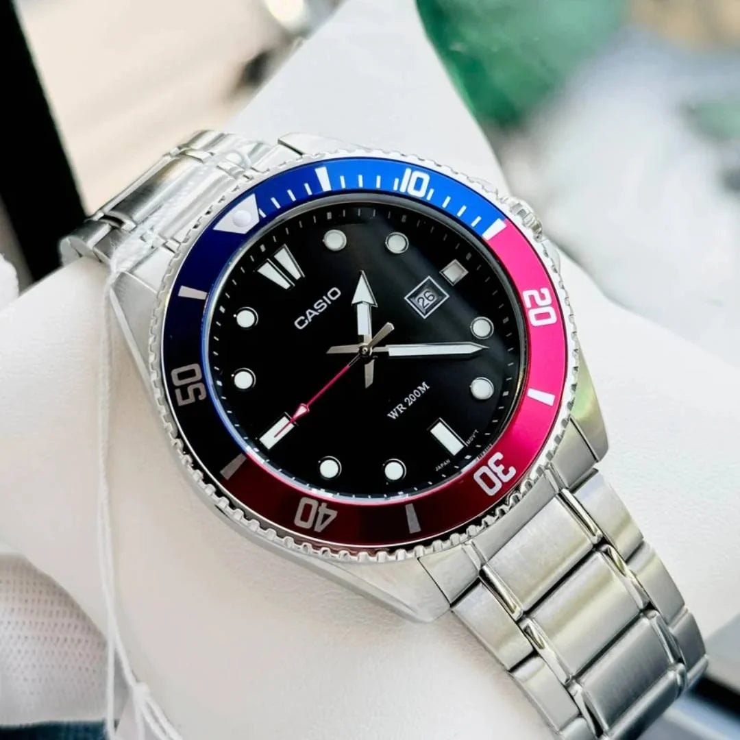 RELOJ CASIO MDV-107D-1A3 ACERO