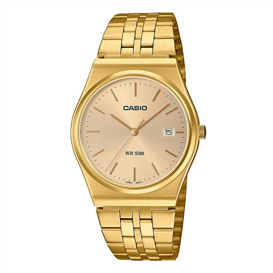 RELOJ CASIO MTP-B14G-9A ACERO DORADO