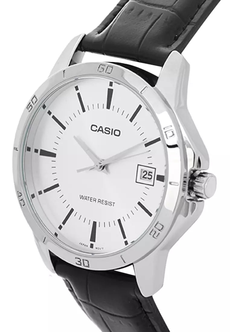 RELOJ CASIO CLASICO MTP-V004L-7A CUERO