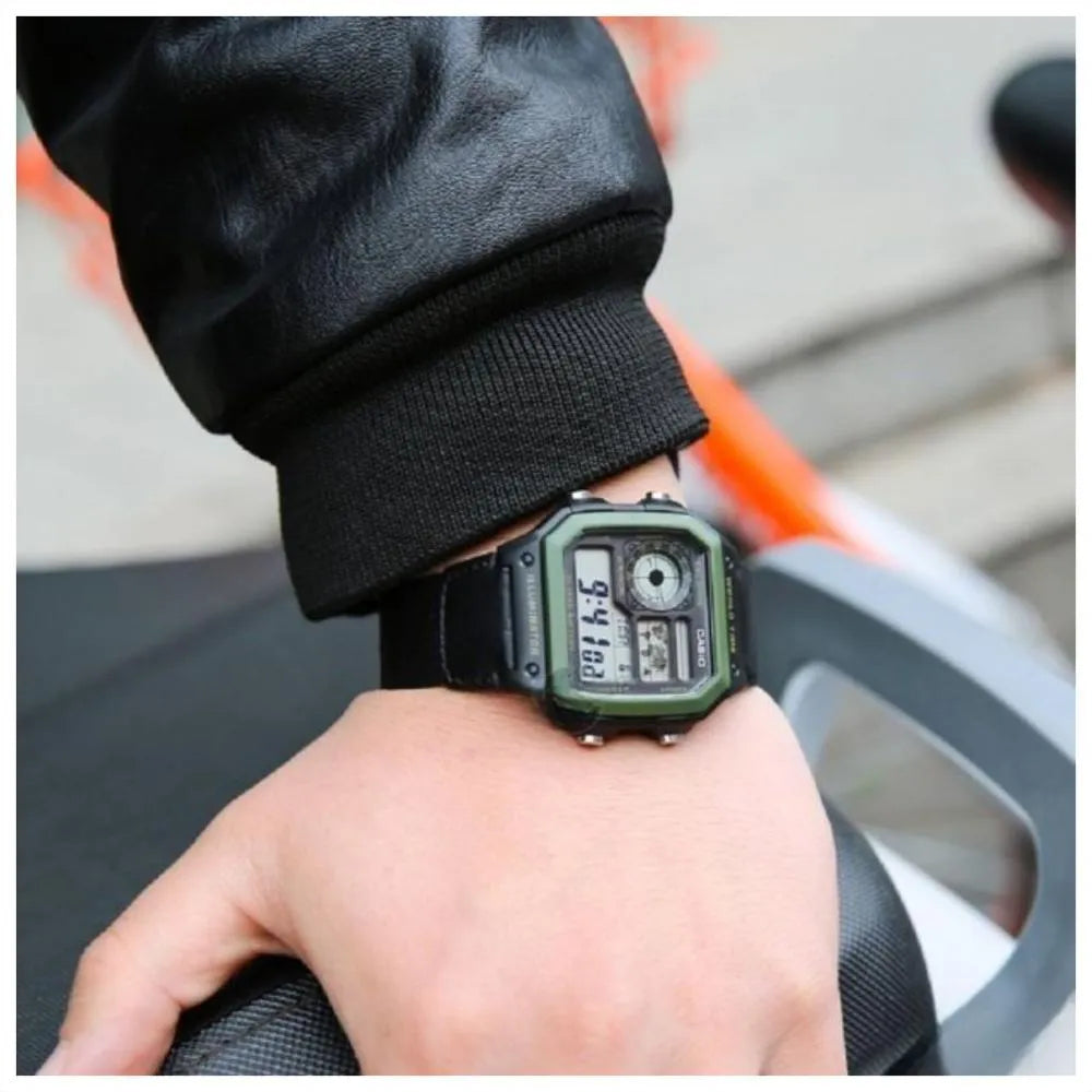 RELOJ CASIO AE-1200WHB-1B LONA