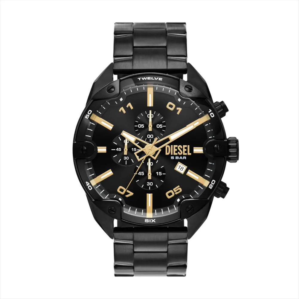 RELOJ DIESEL SPIKED PAVONADO DZ4644 ACERO