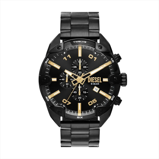 RELOJ DIESEL SPIKED PAVONADO DZ4644 ACERO