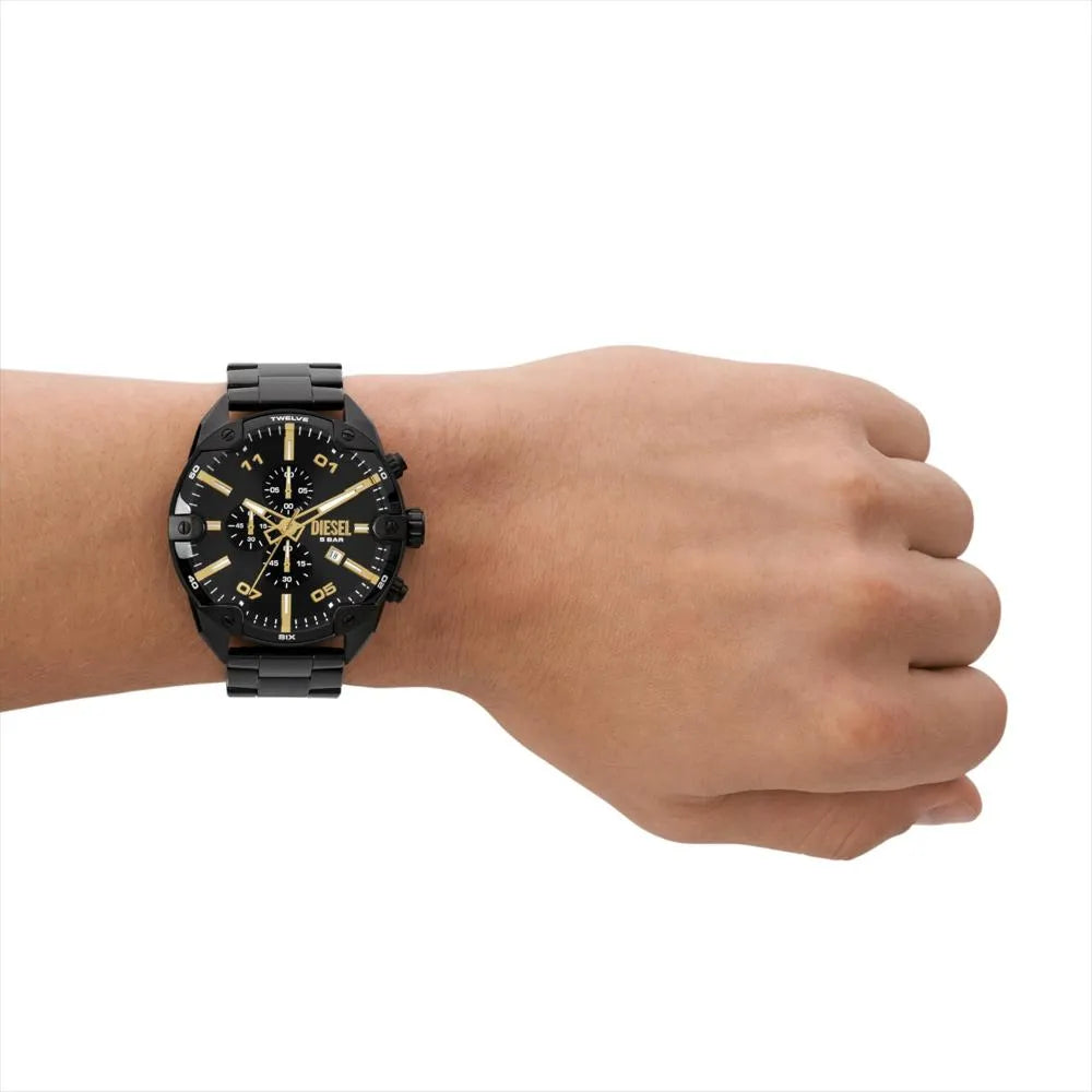 RELOJ DIESEL SPIKED PAVONADO DZ4644 ACERO
