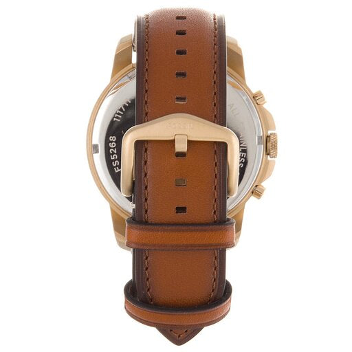 RELOJ FOSSIL FS5268 CRONOGRAFO CUERO LEGITIMO