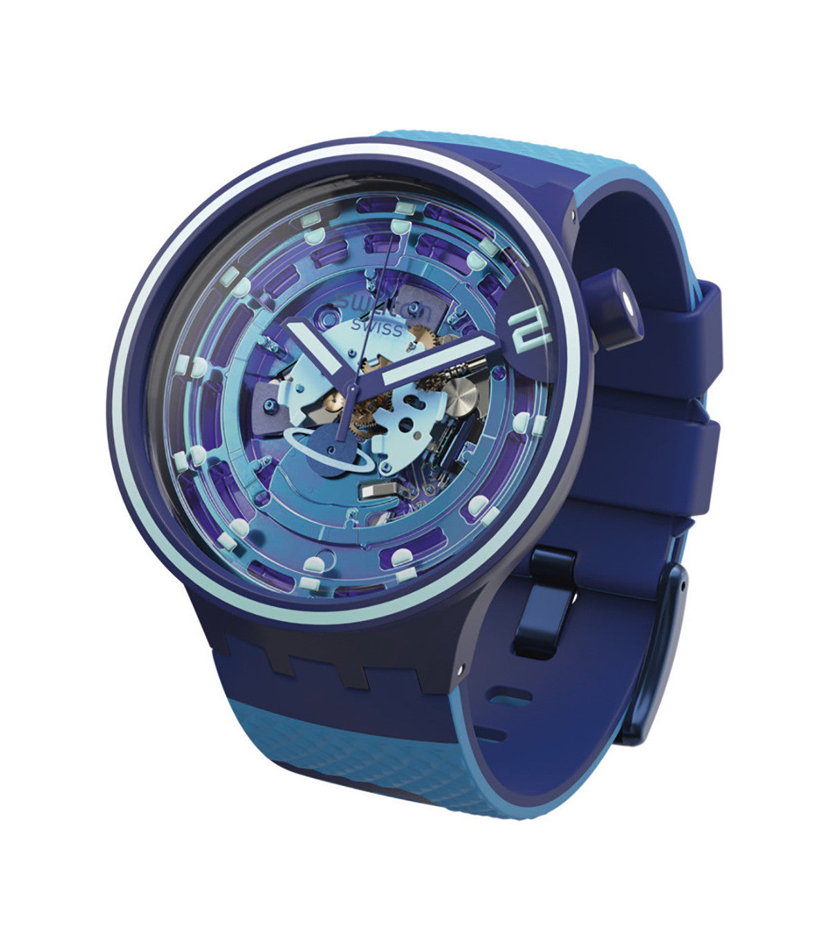 RELOJ SWATCH SB01N101 SECOND HOME DOBLE PULSO
