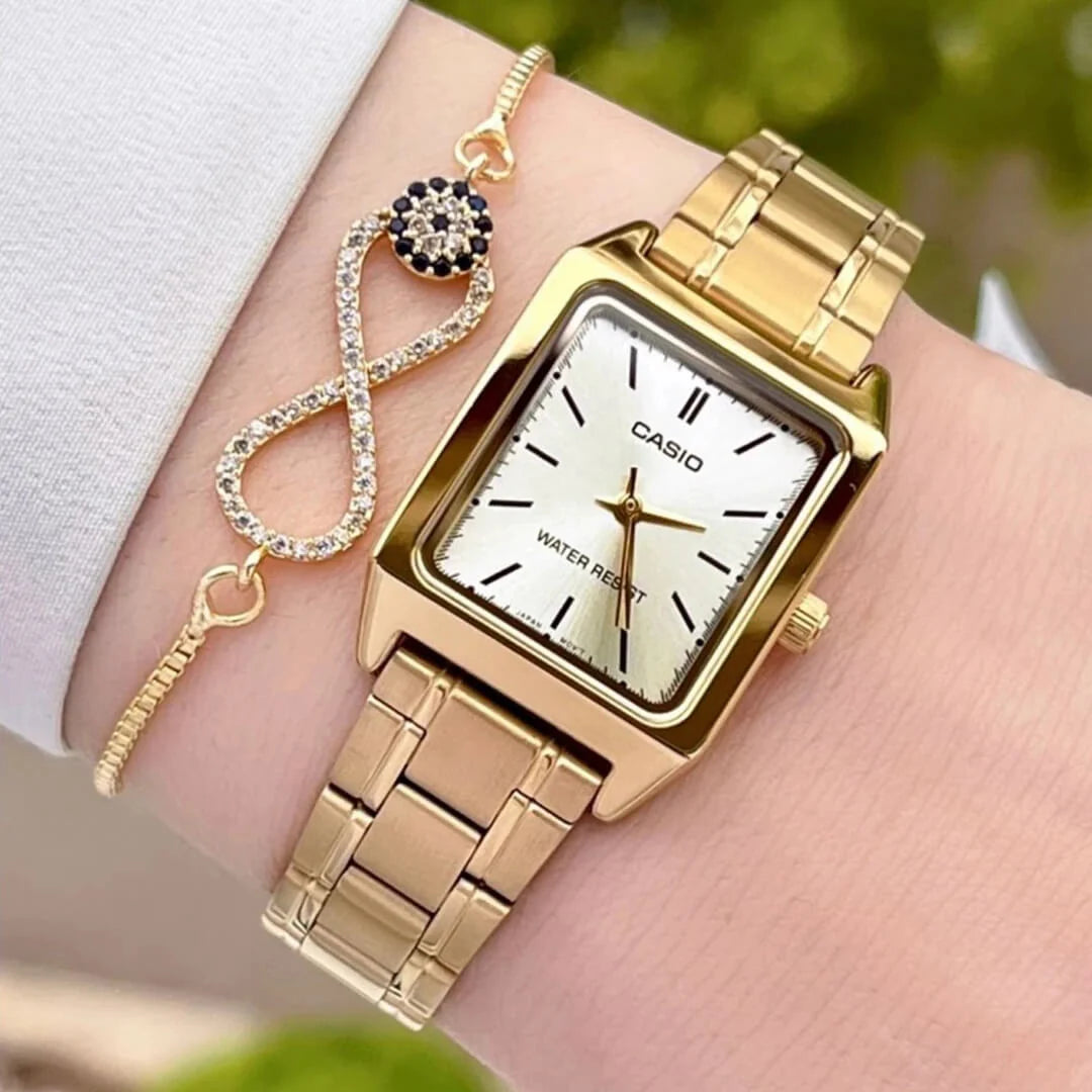 RELOJ CASIO LTP-V007G-9E ACERO