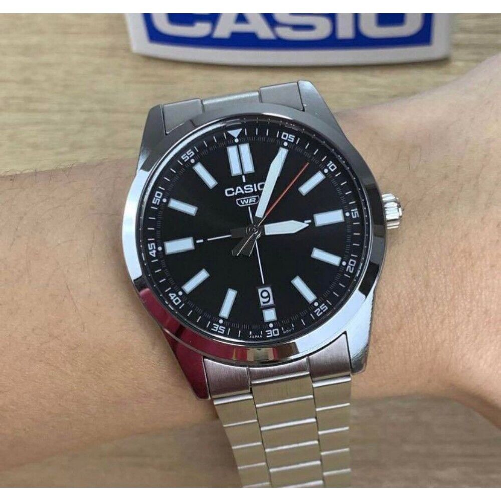 RELOJ CASIO MTP-VD02D-1E ACERO HOMBRE