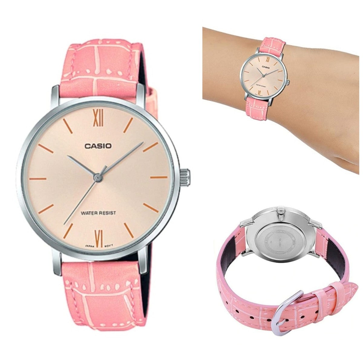 RELOJ CASIO LTP-VT01L-4B CUERO DAMA