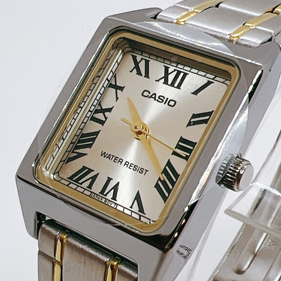 RELOJ CASIO LTP-V007D-9B ACERO NUMEROS ROMANOS