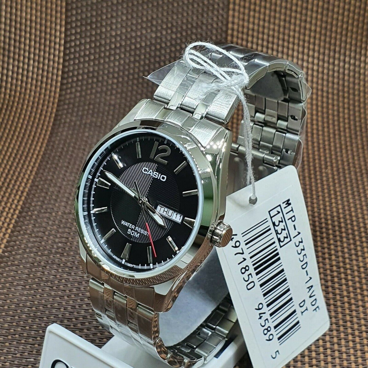 RELOJ CASIO MTP-1335D-1A ACERO HOMBRE