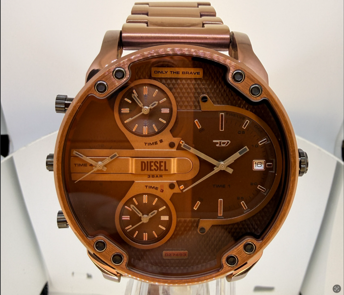 RELOJ DIESEL MR.DADDY SLIM DZ7493 ACERO