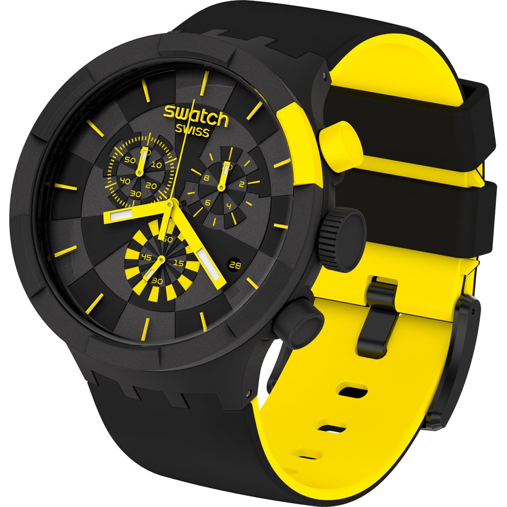 RELOJ SWATCH CHECKPOINT YELLOW SB02B403 Time Home