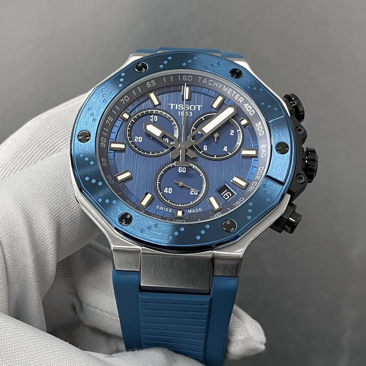 RELOJ TISSOT T-RACE T141.417.27.041.00 AZUL