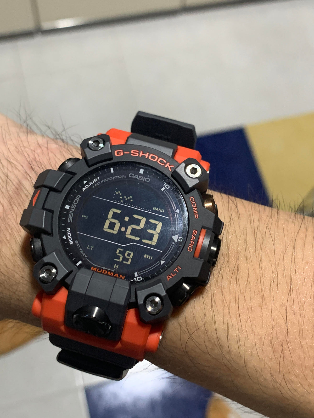 RELOJ CASIO GW9500-1A4 MUDMAN TRIPLE SENSOR