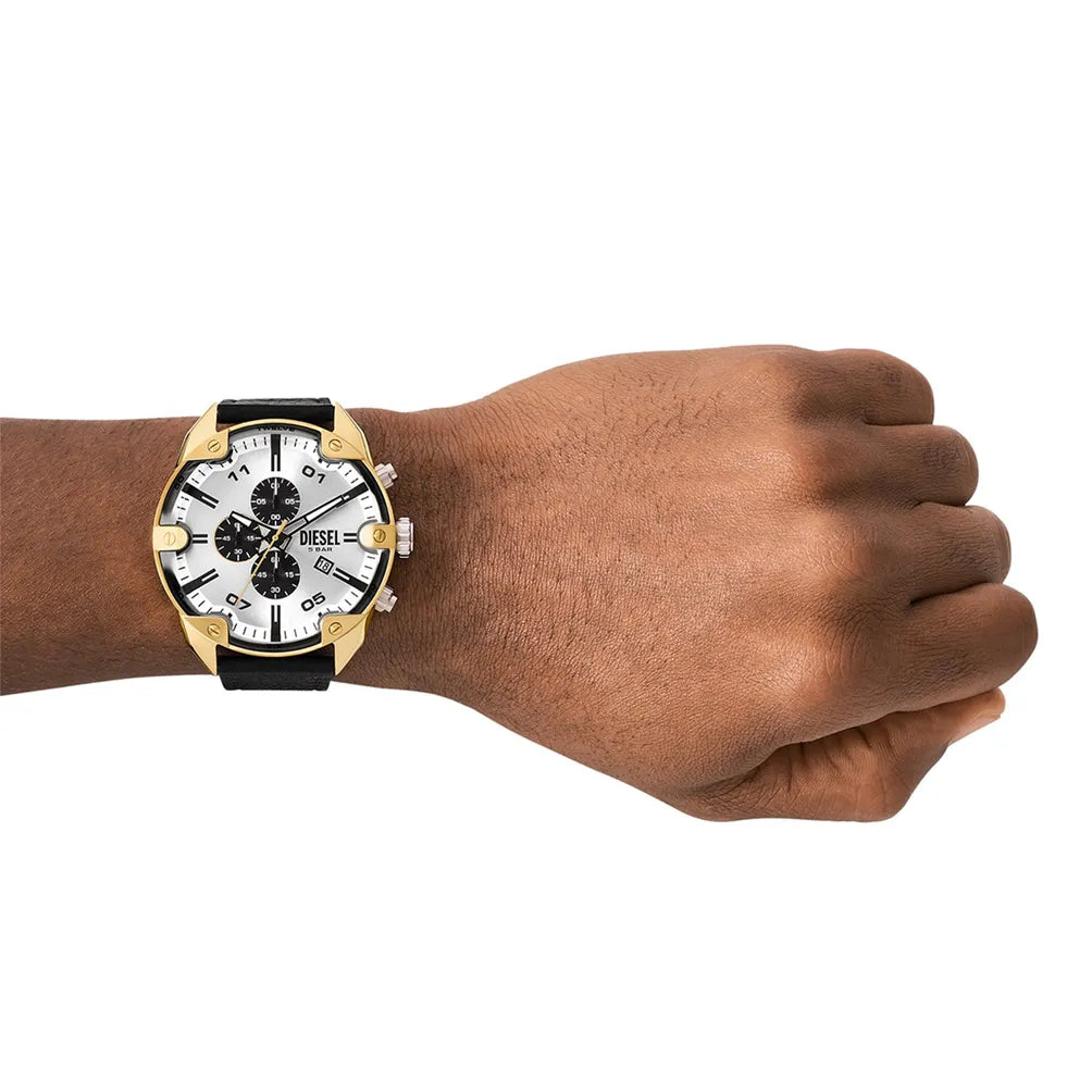 RELOJ DIESEL SPIKED DZ4671 CUERO