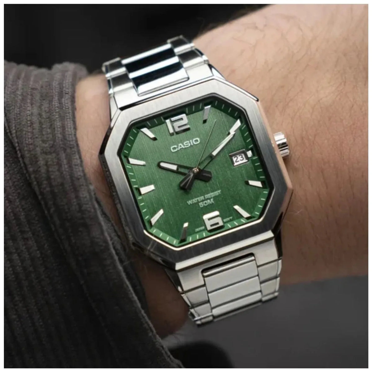 RELOJ CASIO MTP-B195D-3A ACERO