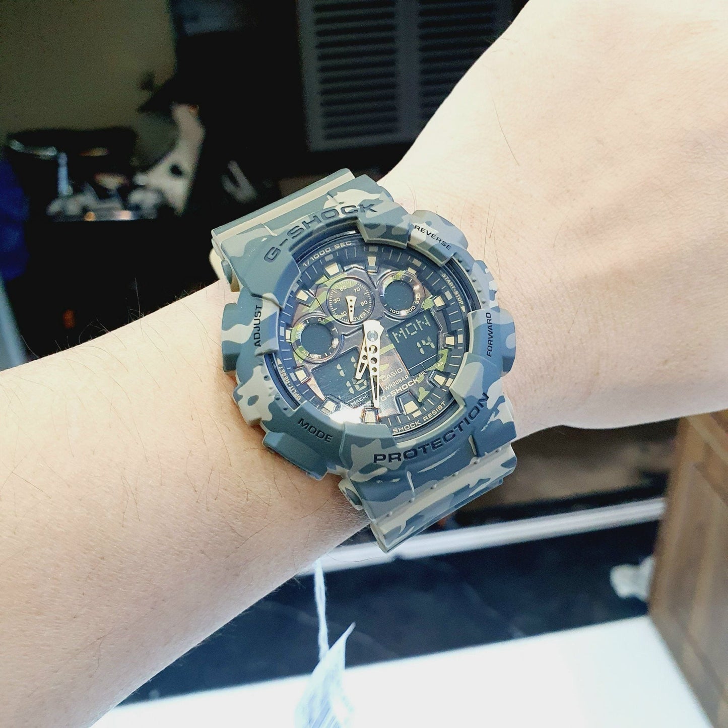 RELOJ CASIO G-SHOCK GA-100CM-5A CAMUFLADO