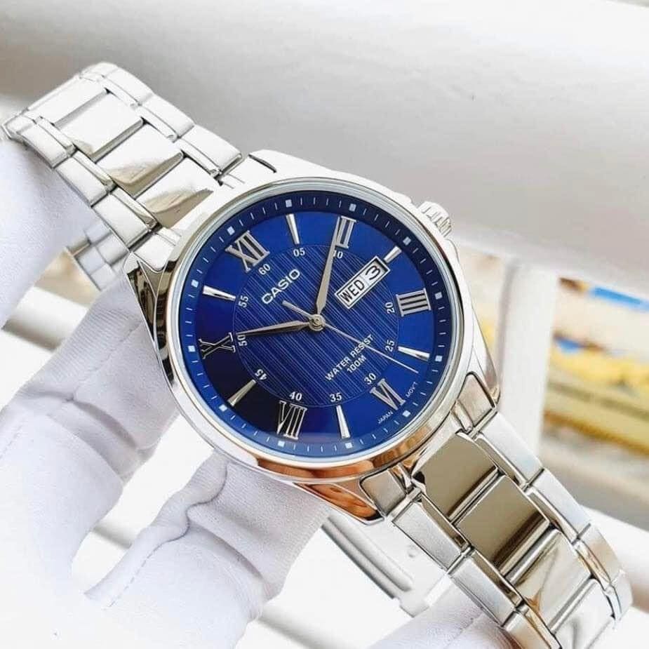 RELOJ CASIO MTP-1384D-2A ACERO